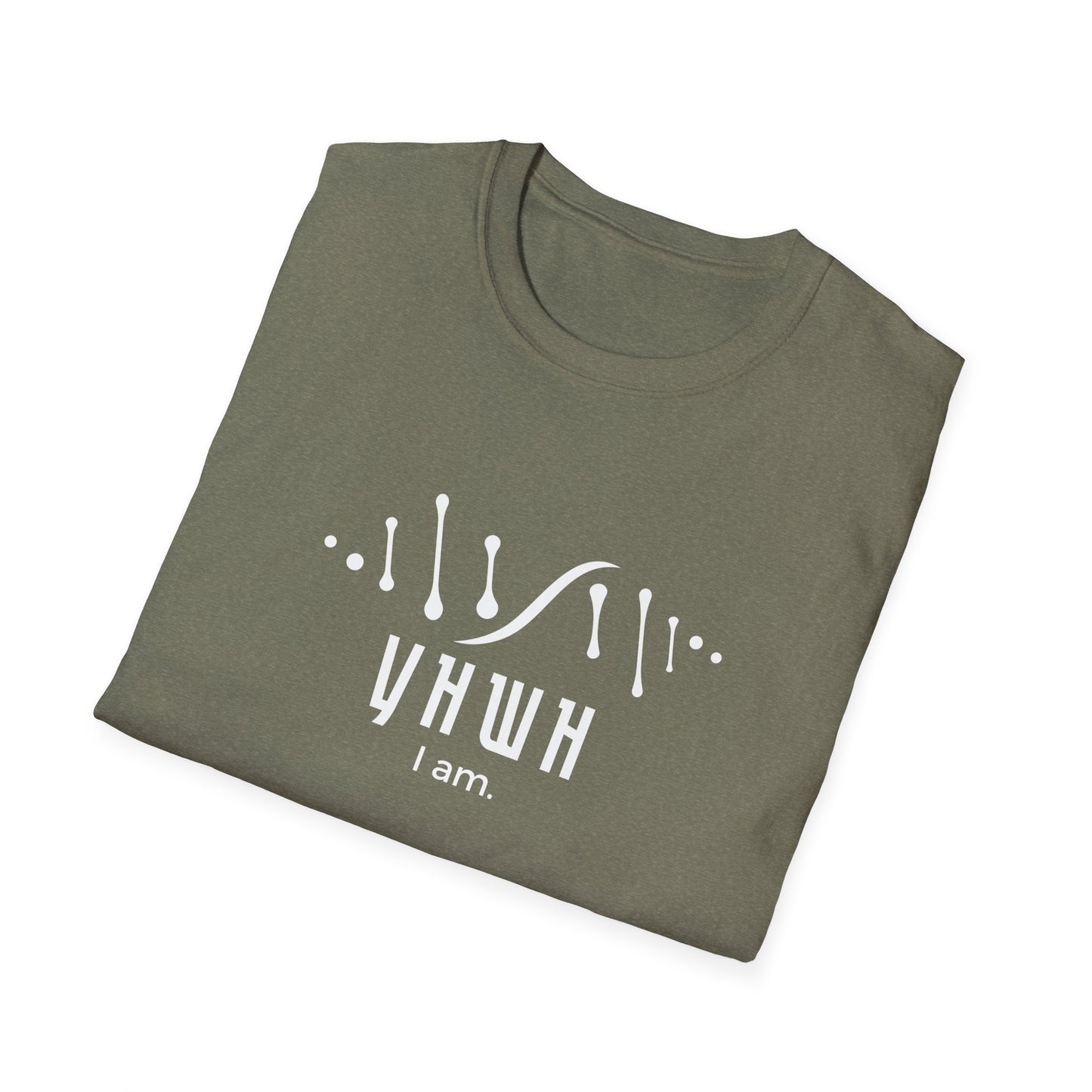 Minimalist Unisex Softstyle T-Shirt with Color Dots