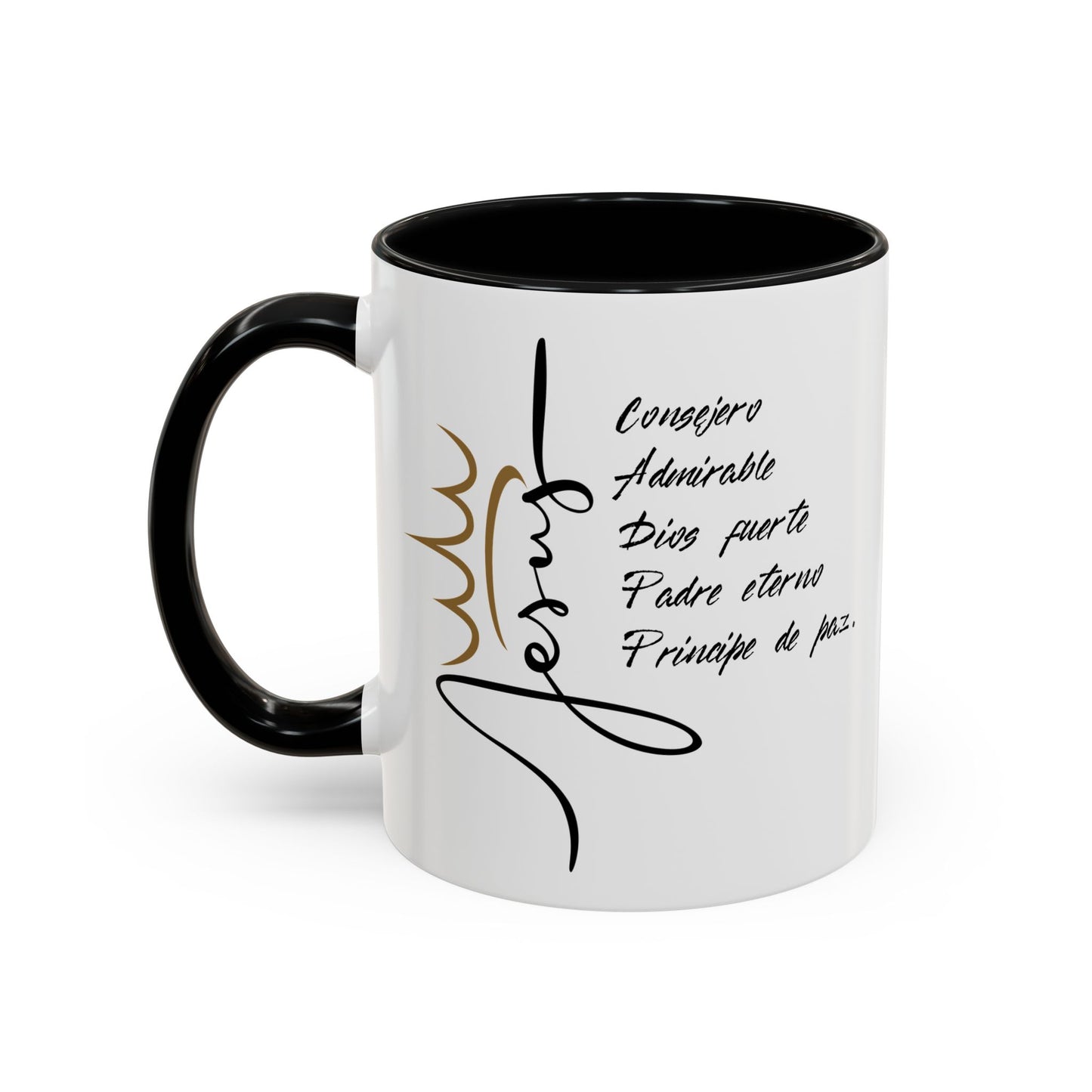 Elegant Black-Handled Coffee Mug | Inspirational Quote Design | Perfect Gift for Coffee Lovers