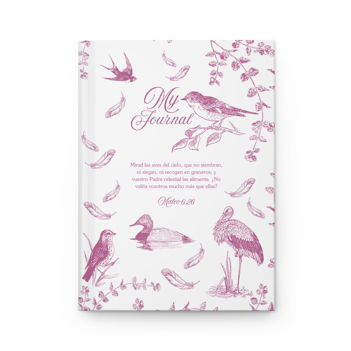 Nature-Inspired Hardcover Journal – Perfect for Writing & Reflection - Wine Color