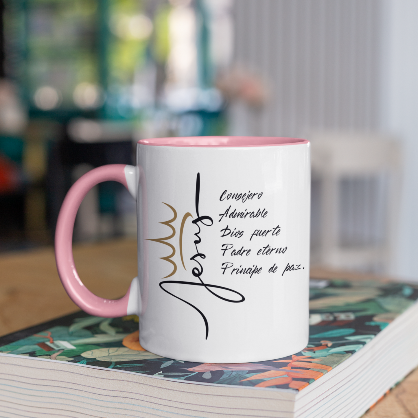 Elegant Black-Handled Coffee Mug | Inspirational Quote Design | Perfect Gift for Coffee Lovers