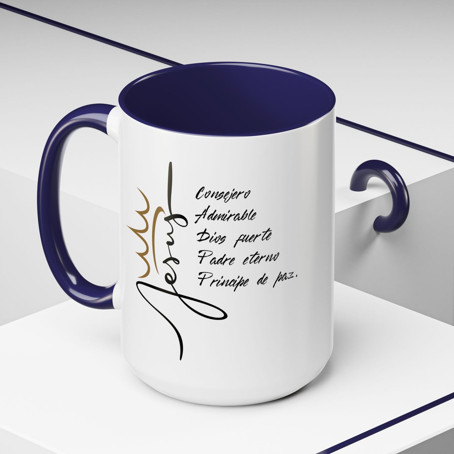 Elegant Black-Handled Coffee Mug | Inspirational Quote Design | Perfect Gift for Coffee Lovers