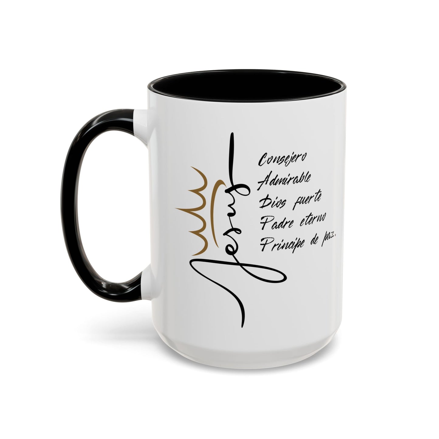 Elegant Black-Handled Coffee Mug | Inspirational Quote Design | Perfect Gift for Coffee Lovers