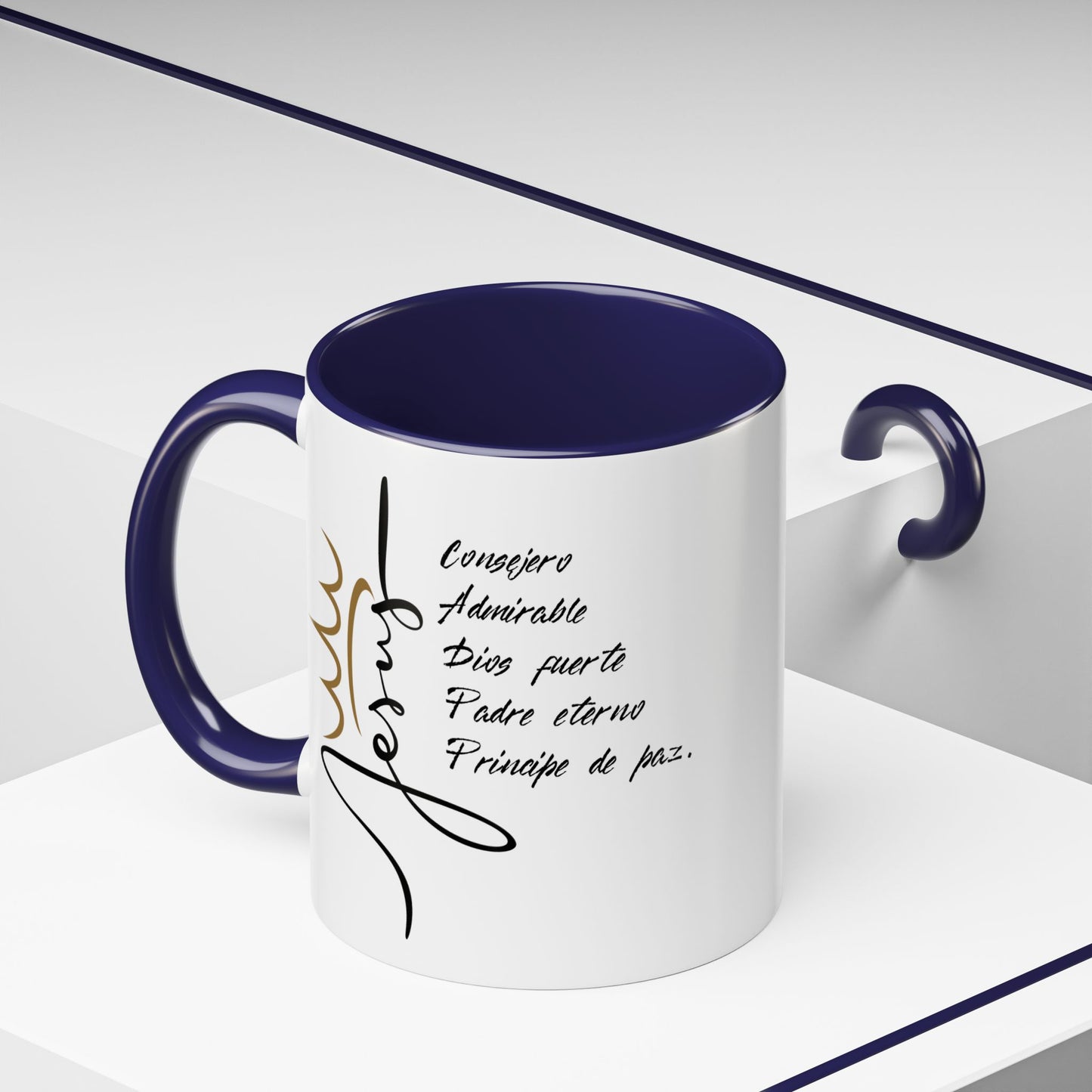 Elegant Black-Handled Coffee Mug | Inspirational Quote Design | Perfect Gift for Coffee Lovers